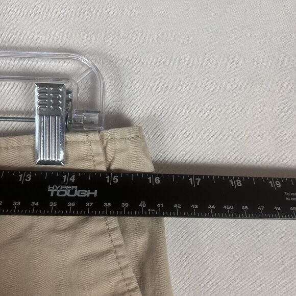 Old Navy Broken In Khaki Pants Mens 28x30 Straight Leg Cotton Rolled Oats Casual - Picture 11 of 15